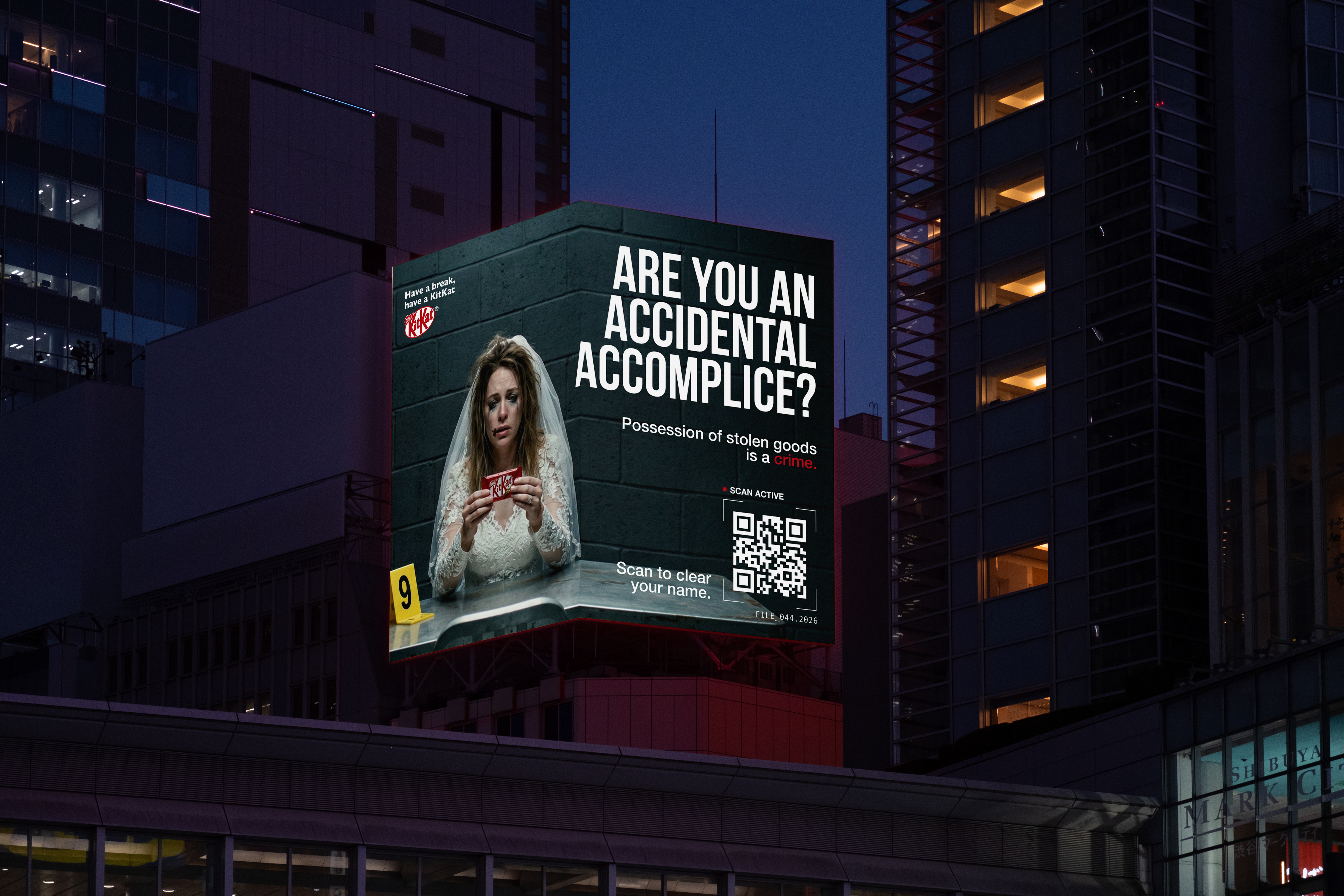 KitKat building wrap format