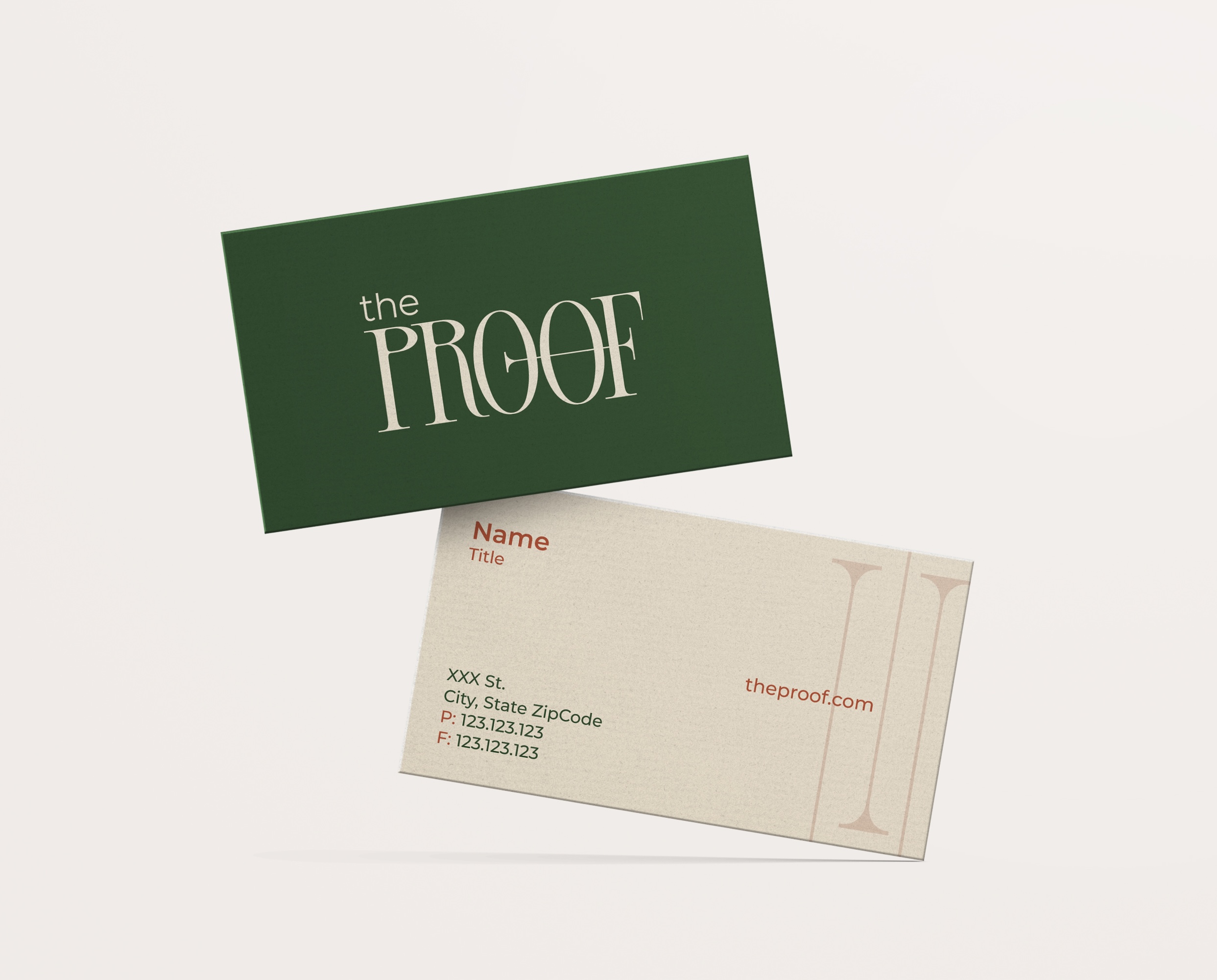 The Proof stationery