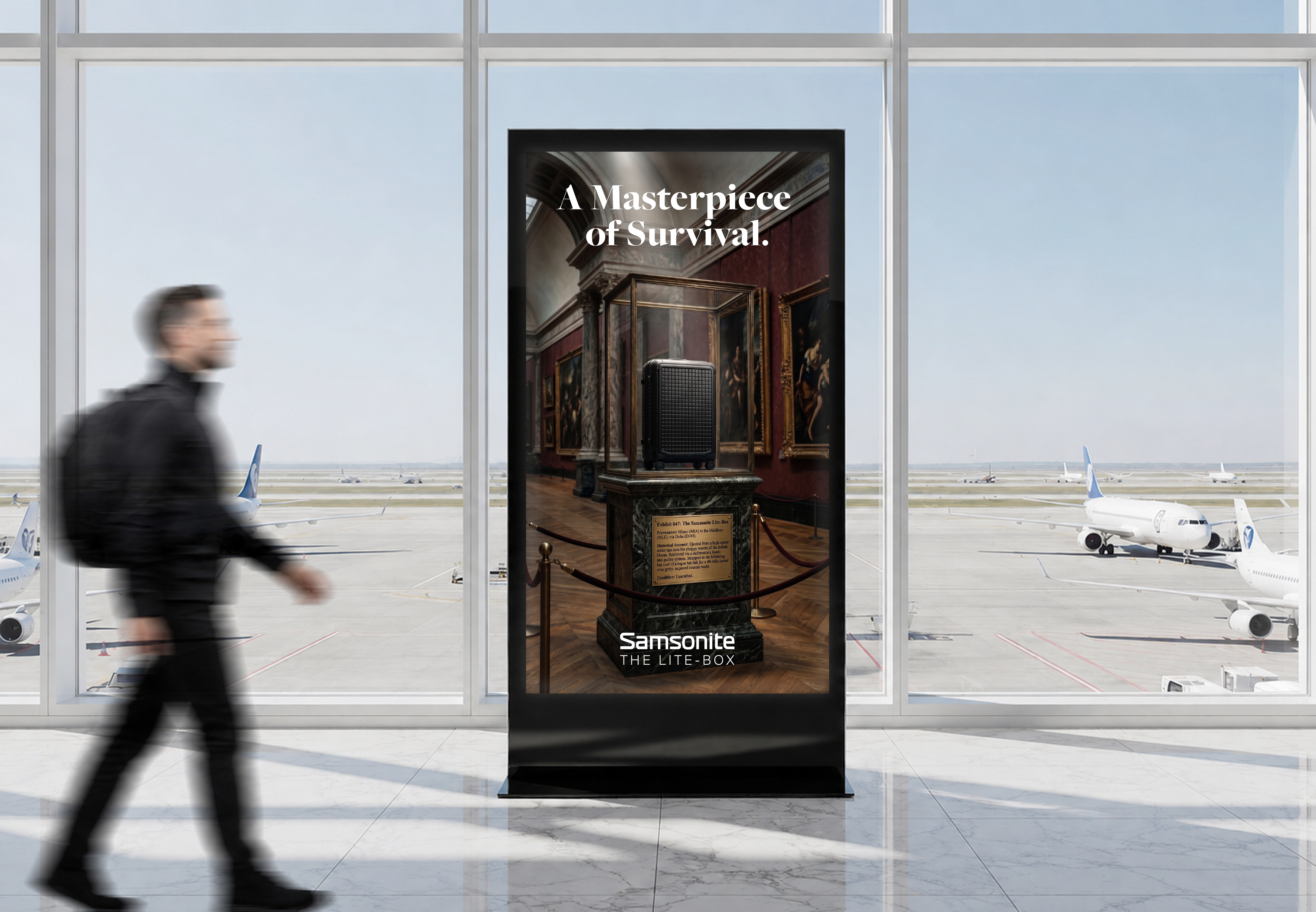 Samsonite airport lightbox