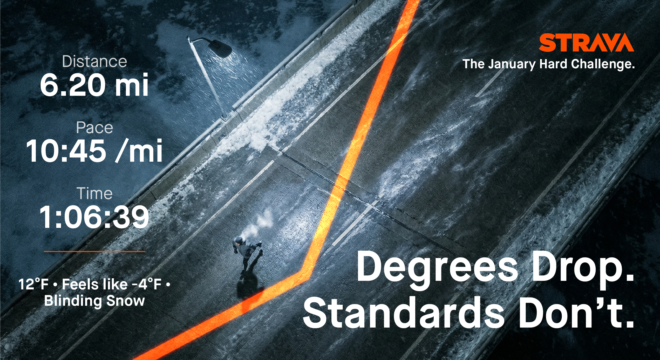 January Hard print ad — aerial